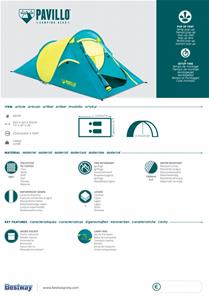 Pavillo Coolquick 2 Pop Up -teltta 220 x 120 x 90 cm-4