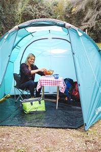 Pavillo Family Dome 4 Teltta (305 + 95 cm) x 255 x 180 cm-6