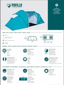 Pavillo Family Ground 4 -teltta 460 x 230 x 185 cm-4