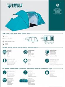 Pavillo Family Ground 4 -teltta 460 x 230 x 185 cm-4