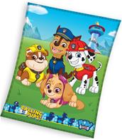 Paw Patrol Coral fleecehuopa 150 x 200 cm
