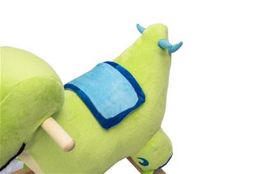 Pehmeä dinosaurus keinuhevonen - äänitehosteet (alkaen 12 kk)-2