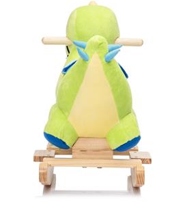 Pehmeä dinosaurus keinuhevonen - äänitehosteet (alkaen 12 kk)-5