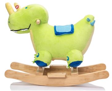 Pehmeä dinosaurus keinuhevonen - äänitehosteet (alkaen 12 kk)-6