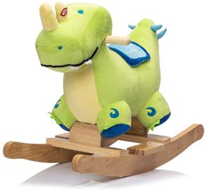 Pehmeä dinosaurus keinuhevonen - äänitehosteet (alkaen 12 kk)-9