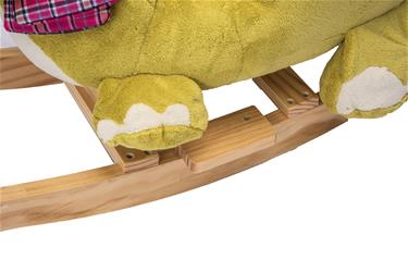 Pehmeä dinosaurus keinuhevonen istuimella - äänitehosteet (alkaen 12 kk)-3