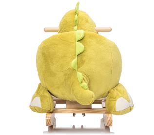 Pehmeä dinosaurus keinuhevonen istuimella - äänitehosteet (alkaen 12 kk)-7