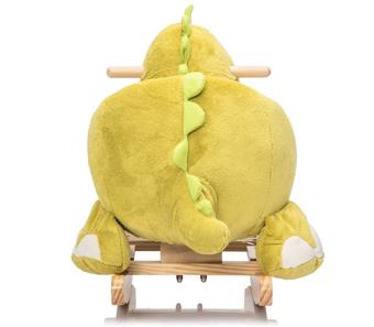 Pehmeä dinosaurus keinuhevonen istuimella - äänitehosteet (alkaen 12 kk)-7