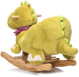 Pehmeä dinosaurus keinuhevonen istuimella - äänitehosteet (alkaen 12 kk)-8