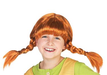 Peppi Pitkätossu lasten peruukki-2