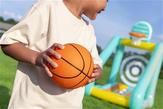 Perfect Aim 3-in-1 puhallettava puutarhapeli 127 x 109 x 178 cm-12