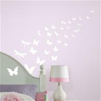 Perhoset ja sudenkorennot Seinätarrat