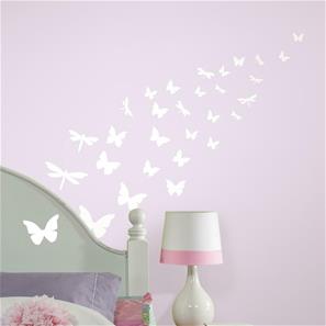 Perhoset ja sudenkorennot Seinätarrat