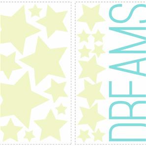 Pimeässä hehkuvat ''Sweet Dreams'' Seinätarrat-2