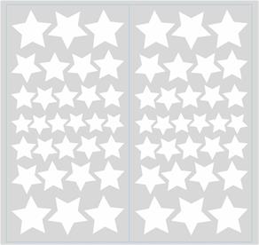 Pimeässä hehkuvat tähdet Seinätarrat-4