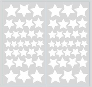 Pimeässä hehkuvat tähdet Seinätarrat-4