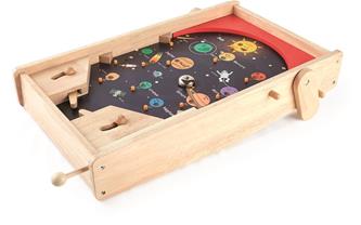 Pintoy 2-in-1-peli: Jalkapalloflipperi ja flipperipeli lapsille – puinen-3