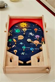 Pintoy 2-in-1-peli: Jalkapalloflipperi ja flipperipeli lapsille – puinen-8