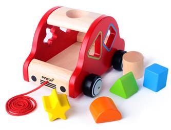 Pintoy Happy Car -lajittelulelu (alkaen 12 kk)