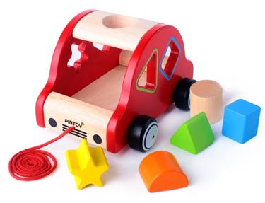 Pintoy Happy Car -lajittelulelu (alkaen 12 kk)