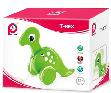 Pintoy puulelu T-Rex dinosaurus (alkaen 12 kk)-2