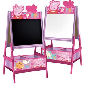 Pipsa Possu easel 2-in-1 valkotaulu/liitutaulu
