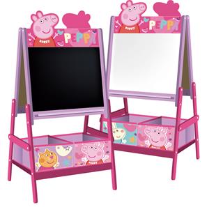 Pipsa Possu easel 2-in-1 valkotaulu/liitutaulu