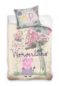 Pipsa Possu 'Wonderland' vuodevaatteet, 100 prosenttia puuvillaa.