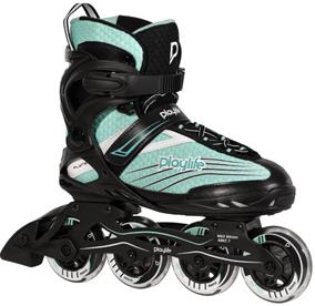 Playlife Flyte Teal 84 Inline-rullaluistimet-2