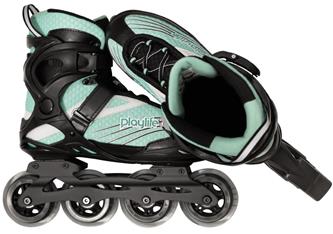 Playlife Flyte Teal 84 Inline-rullaluistimet-5