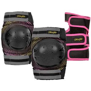 Playlife Joker Keltainen Glow Inline Skates rullaluistimet -paketti-5