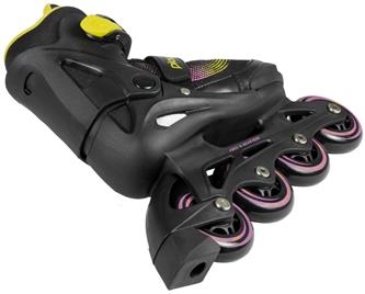 Playlife Joker Yellow Glow Inline Skates rullaluistimet-3
