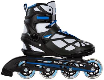 Playlife Uno Musta 80 Inline-rullaluistimet