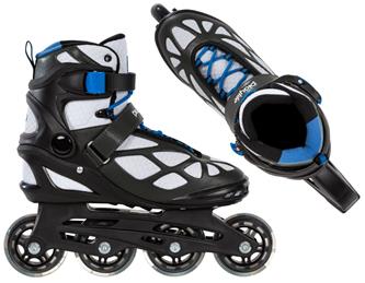 Playlife Uno Musta 80 Inline-rullaluistimet-7