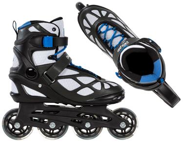 Playlife Uno Musta 80 Inline-rullaluistimet-7