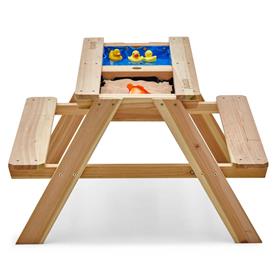 Plum Surfside puinen piknik-pöytä hiekka- ja vesileikkeihin-8