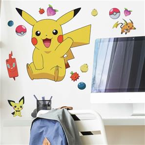Pokemon Pikachu Iso Seinätarra-2