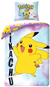 Pokemon Pikachu vuodevaatteet - 100 prosenttia puuvillaa Malli 2