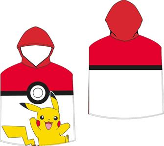 Pokemon Poncho kylpypyyhe hupulla - 100% puuvillaa