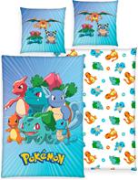Pokémon vuodevaatteet 135 x 200 cm – 100 % puuvillaa