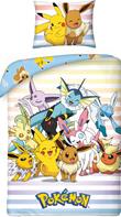 Pokemon vuodevaatteet 140 x 200 cm - 100 prosenttia puuvillaa