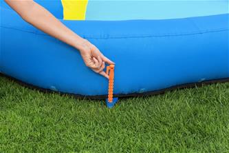 Pomppulinna Mega vesipuisto ''Mount Splashblast'' 435 x 286 x 267 cm-9