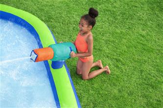 Pomppulinna Mega vesipuisto ''Turbo Splash'' 365 x 320 x 270 cm-6