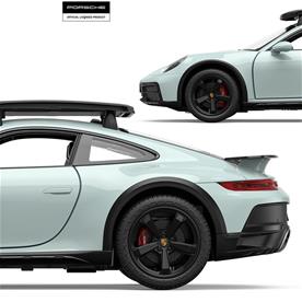 Porsche 911 Dakar kauko-ohjattava auto 1:14-3