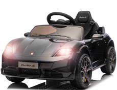 Porsche Taycan Turbo S sähköauto lapsille 10.8V, musta