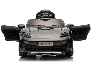 Porsche Taycan Turbo S sähköauto lapsille 10.8V, musta-3