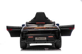 Porsche Taycan Turbo S sähköauto lapsille 10.8V, musta-8