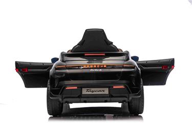 Porsche Taycan Turbo S sähköauto lapsille 10.8V, musta-8