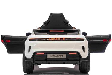 Porsche Taycan Turbo S sähköauto lapsille 10.8V,  valkoinen-3
