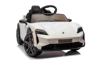 Porsche Taycan Turbo S sähköauto lapsille 10.8V,  valkoinen-8